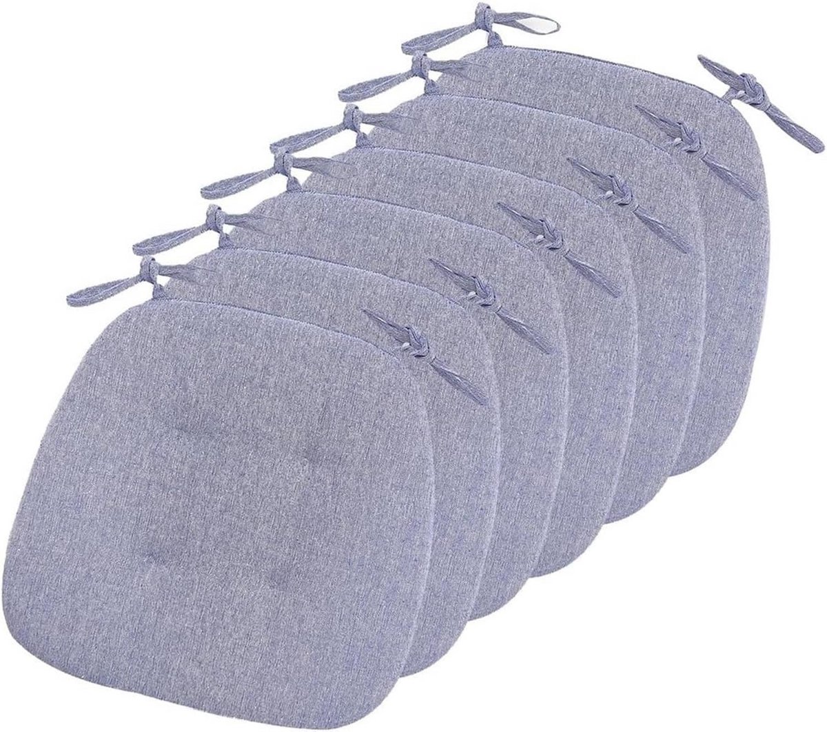 Zitkussen Tuinstoel en Eetkamerstoel met Antislip, Set van 2/4/6 Stuks, Wasbaar