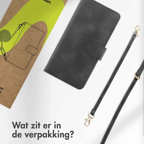 Étui iMoshion adapté à l'étui Samsung Galaxy A54 (5G) avec porte-cartes - Bookcase iMoshion avec cordon - Zwart