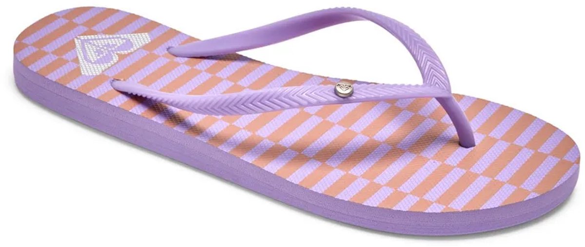 Roxy Bermuda Print Slippers Vrouw Espresso / Lavender