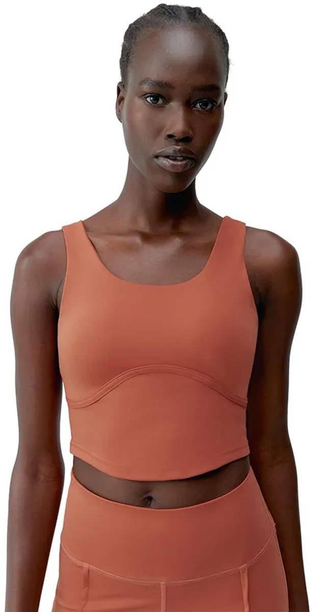 Born Living Yoga Sayani Sporttop Met Medium Ondersteuning Oranje L Vrouw