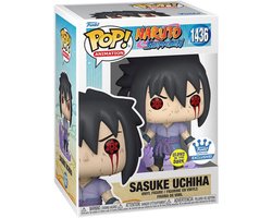 Funko POP! Vinyl Naruto Shippuden Sasuke Uchiha Amaterasu Glow dans le noir EXC.