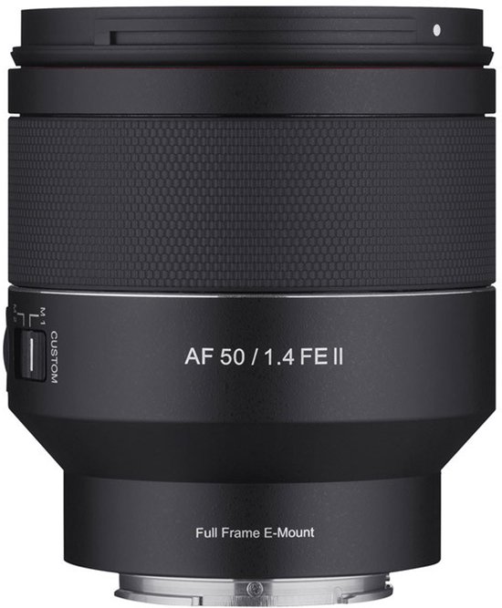 Samyang AF 50 mm F1.4 FE II, objectif standard, 11/8, Sony FE