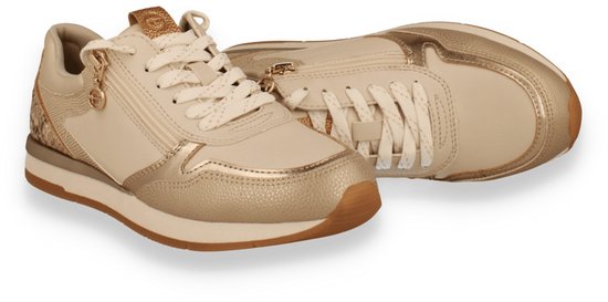 Baskets Tamaris femme blanc beige - Taille 38