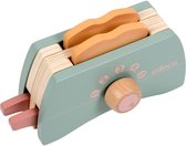 Educo Broodrooster Speelgoed keuken accessoires - 21x10x13cm - Speelgoed keukengerei - Houten speelgoed - Incl. Temperatuur knop - Vanaf 3 jaar