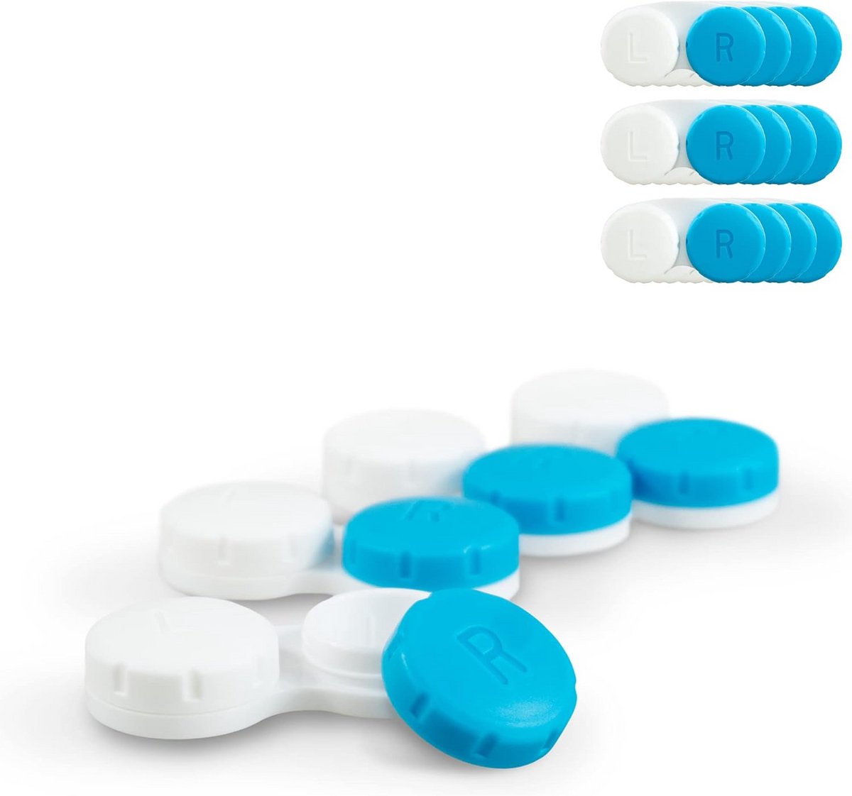 Contactlenzen Doos Set - 12 Stuks - Perfect voor Hygiëne en Gemak