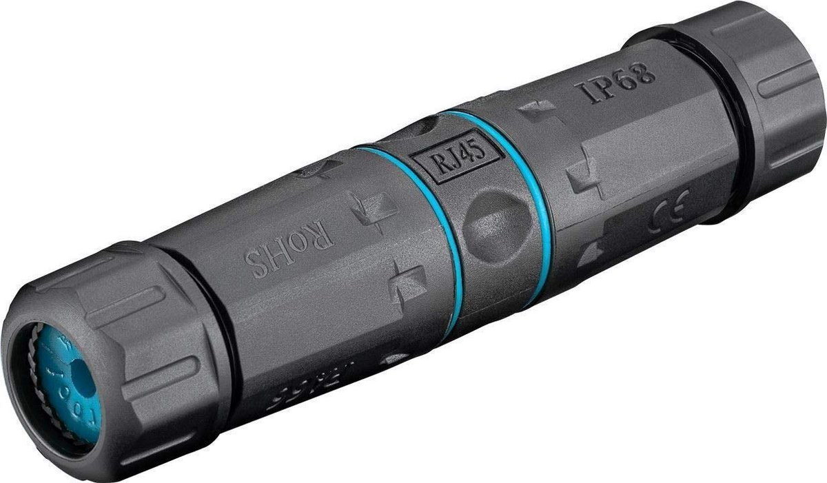 Buiten IP68 LAN Netwerkkabel Connector CAT 6A UTP - Waterdicht en Stofdicht