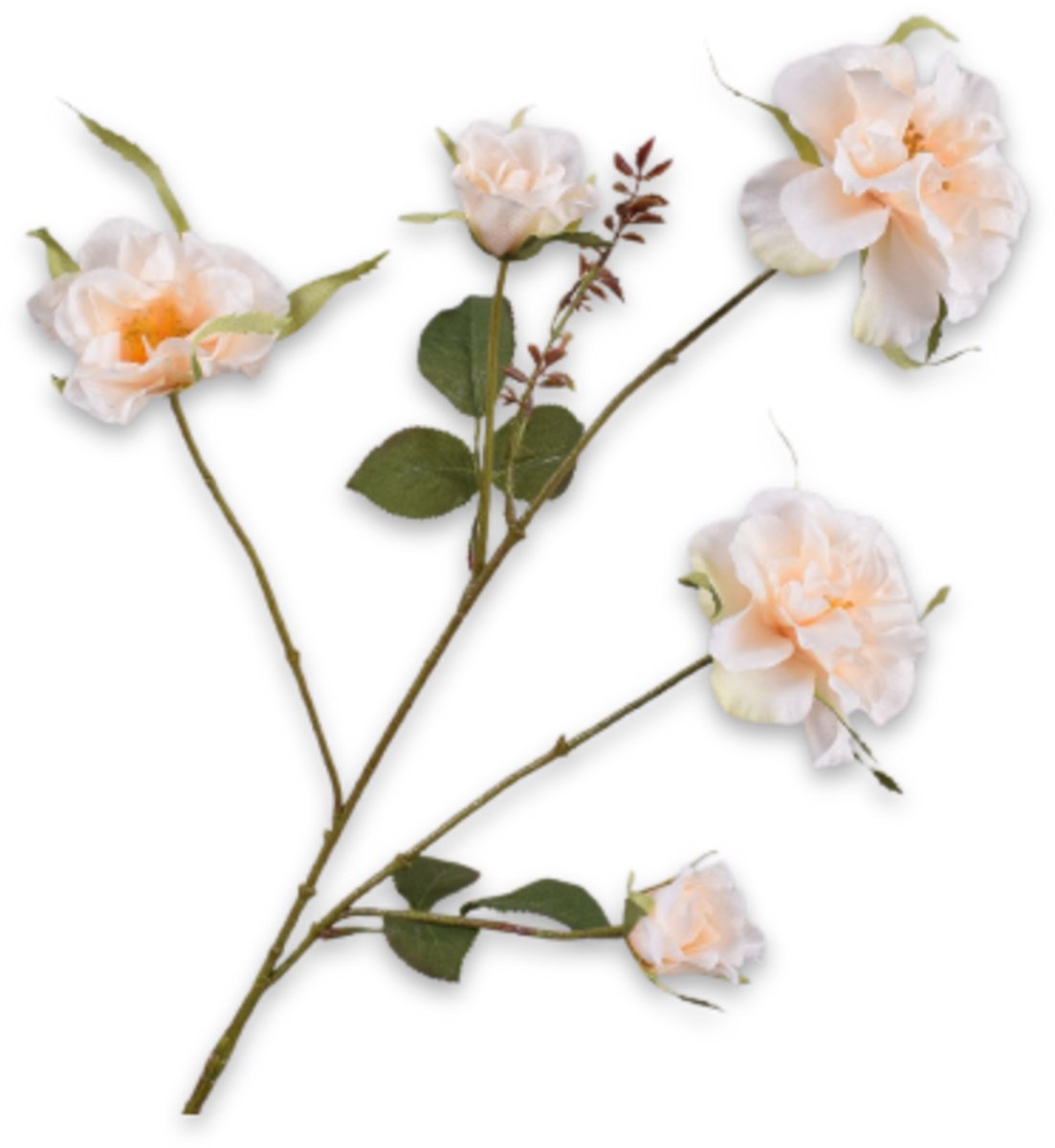 Silk-ka Kunstbloem - creme - H88 cm