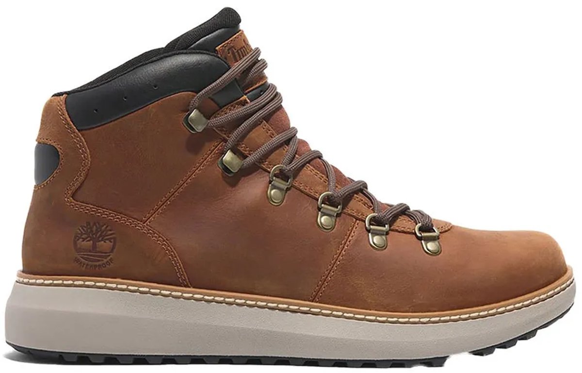 Timberland Hudson Road Mid Lace Up M Boots Heren Cognac Bruin
