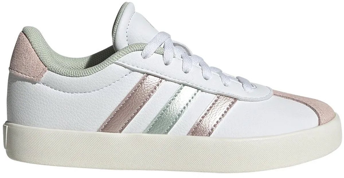 Ftwr White / Linen Green Met / Sandy Pink Met