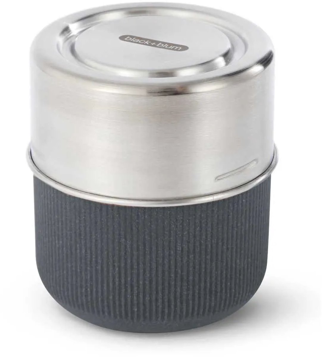 Black+Blum Glazen Lunchbox - Pot - 450ml - Grijs