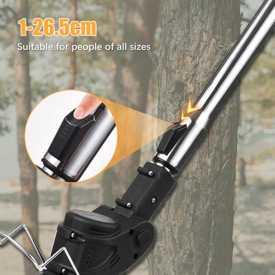 Accu Grastrimmer - Bosmaaier Grastrimmer - Elektrische Grasmaaier - 300W Rood Handgrasmaaier - Borstelloze Draadloze Grasmaaier - Lengte Verstelbaar - Multifunctionele Snijkop - met 2 Accu's - Tuingereedschap voor Gazon - Draagbare Kantenmaaier — afbeelding 2