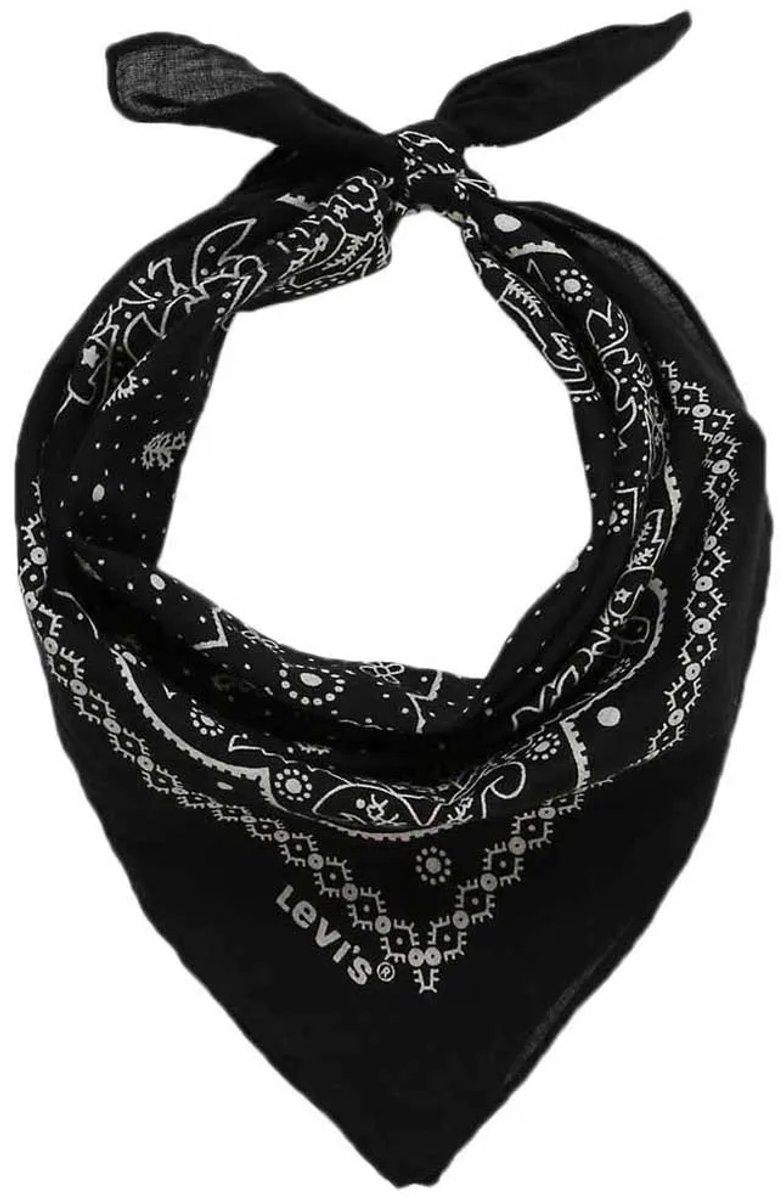 Levis Accessories Paisley Sjaal Zwart