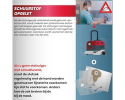20 Stofzuigerzakken 20L Compatibel voor Alle 20 Liter Stofzuigers voor Nat Gebruik