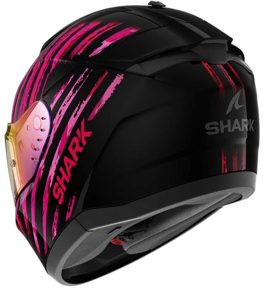 Shark Ridill 2 Assya Zwart Violet Violet KVV Integraalhelm - Maat XS - Helm – foto 2