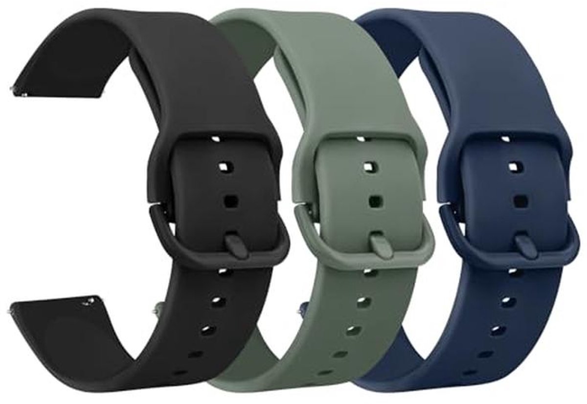 Silicone Sport Watch Straps for Men and Women - 20mm and 22mm Quick Release Replacement