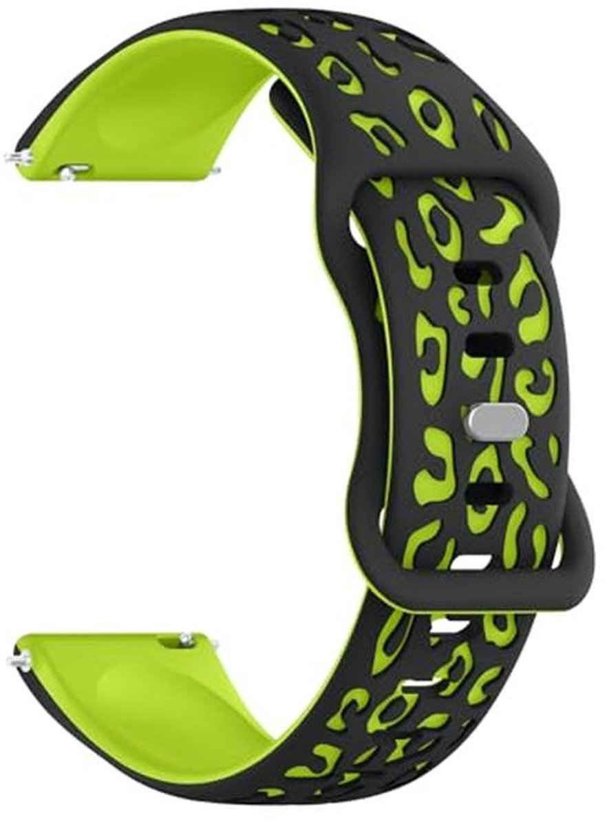 20 mm Horlogeband voor Mannen en Vrouwen - Siliconen, Ademend en Snelle Release