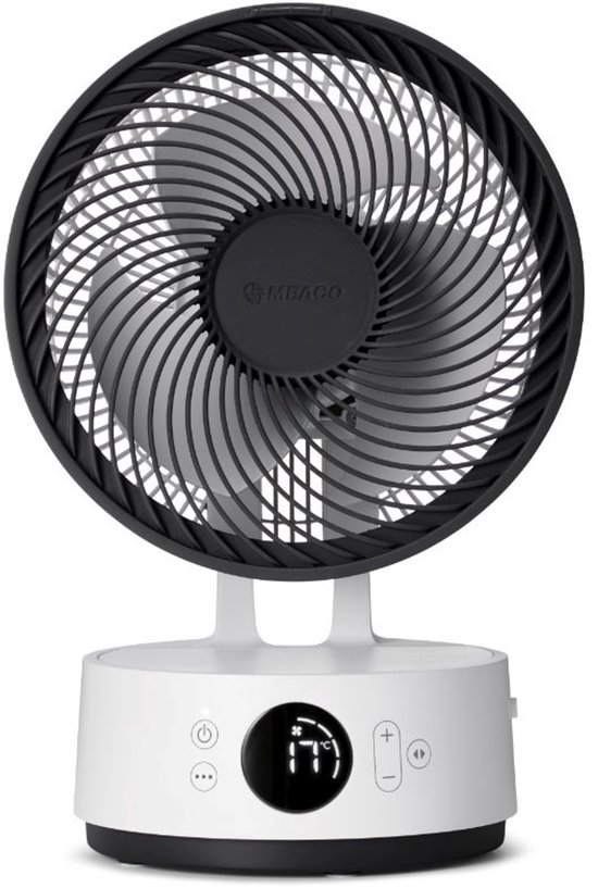 MeacoFan Sefte 20,3 cm Draadloze Tafelventilator met Accu, Stil, Energiezuinig, Draagbaar, 756 m³/uur