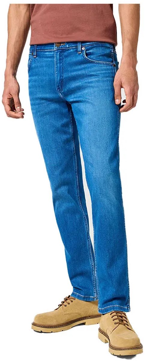 Wrangler Greensboro Spijkerbroek 33 34 Man Azure Sky