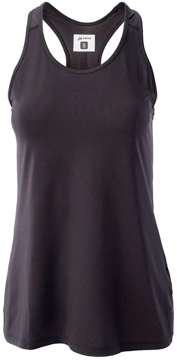 Martes Lina Mouwloos T-shirt Vrouw Zwart