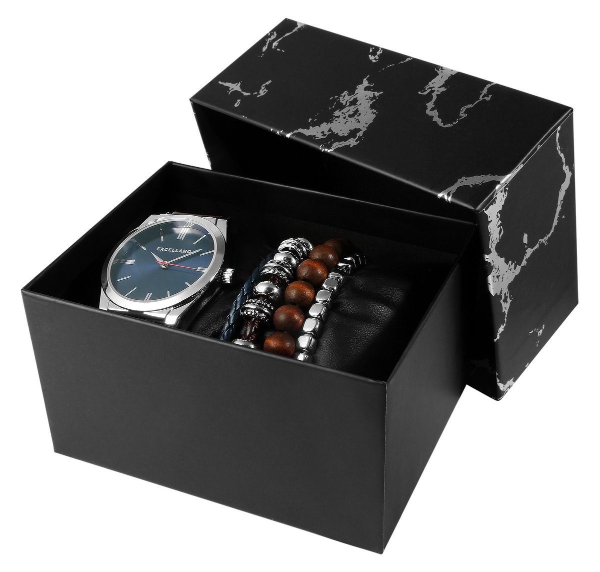 Excellanc Geschenkset 2900223 Excellanc Geschenkset mit Herrenarmbanduhr und vier