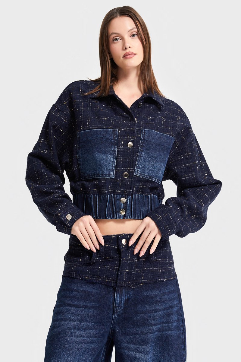 It's Basic - Bomber Denim Jacket