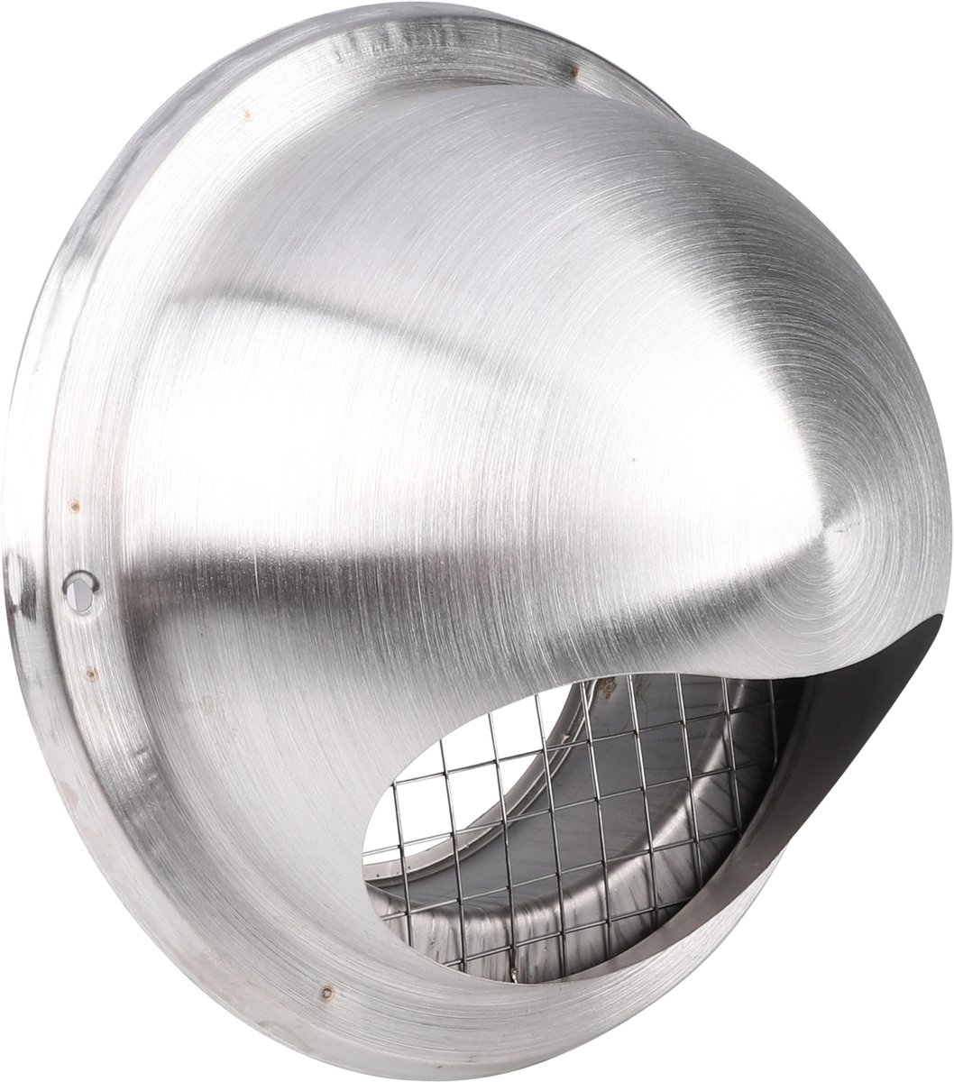 Starx buitenrooster - bol model - 150 mm - RVS