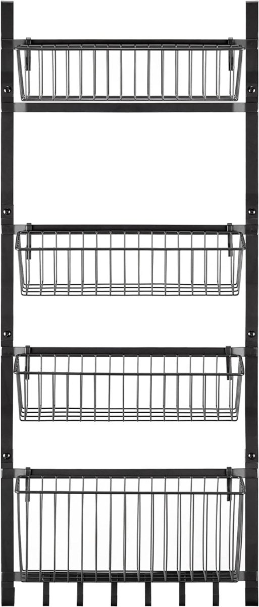 Quvo® Kruidenrek ophangbaar - Kruidenrek - Zwart - ‎41cm x 27cm x 14cm