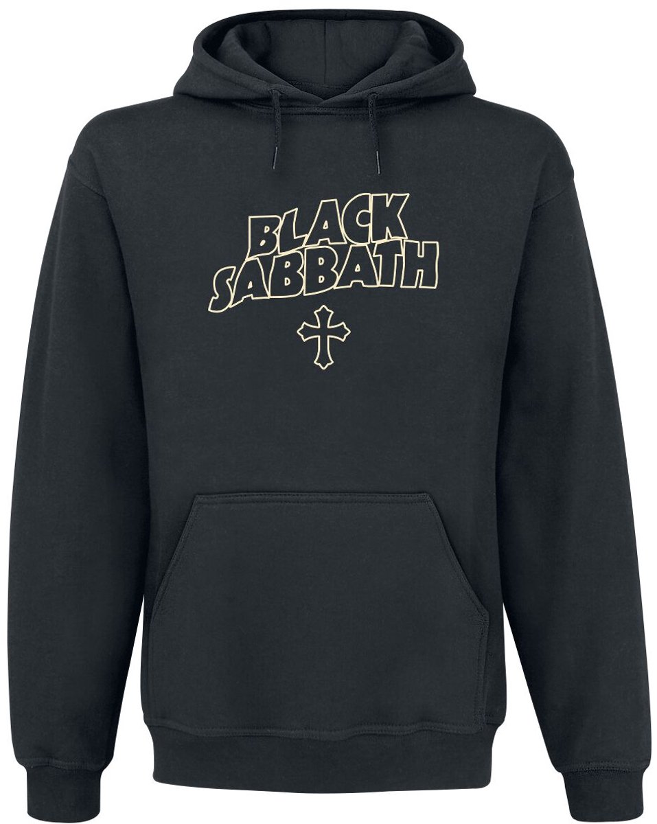 Black Sabbath Vintage Photo Cross Heren Trui met capuchon - zwart - S