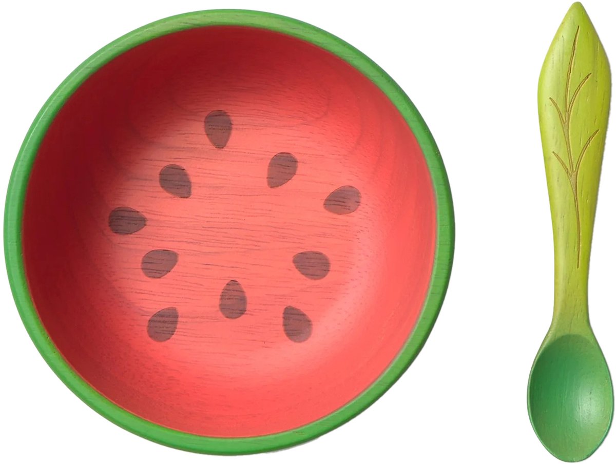 Oli & Carol Wally The Watermelon-Kale Bowl Set