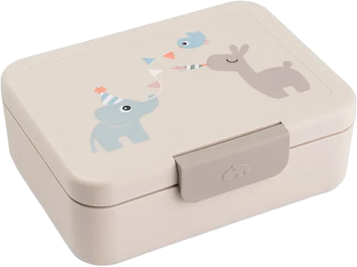 Done By Deer Lunch Box W/Divider Celebration Sand