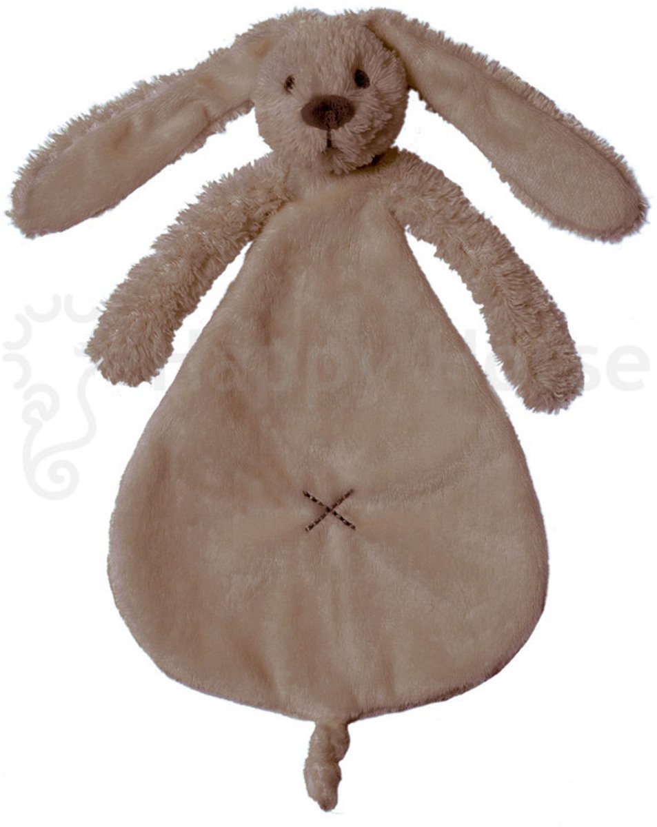 Happy Horse Konijn Richie Knuffeldoekje - Bruin - Baby cadeau — afbeelding 2