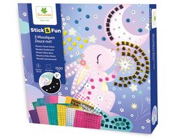 Sycomore mozaïek speelgoed Stick'N Fun Douce nuit creatief knutselen.