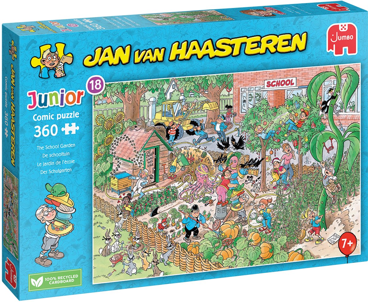 Jan van Haasteren Junior - De Schooltuin (360 Stukjes)
