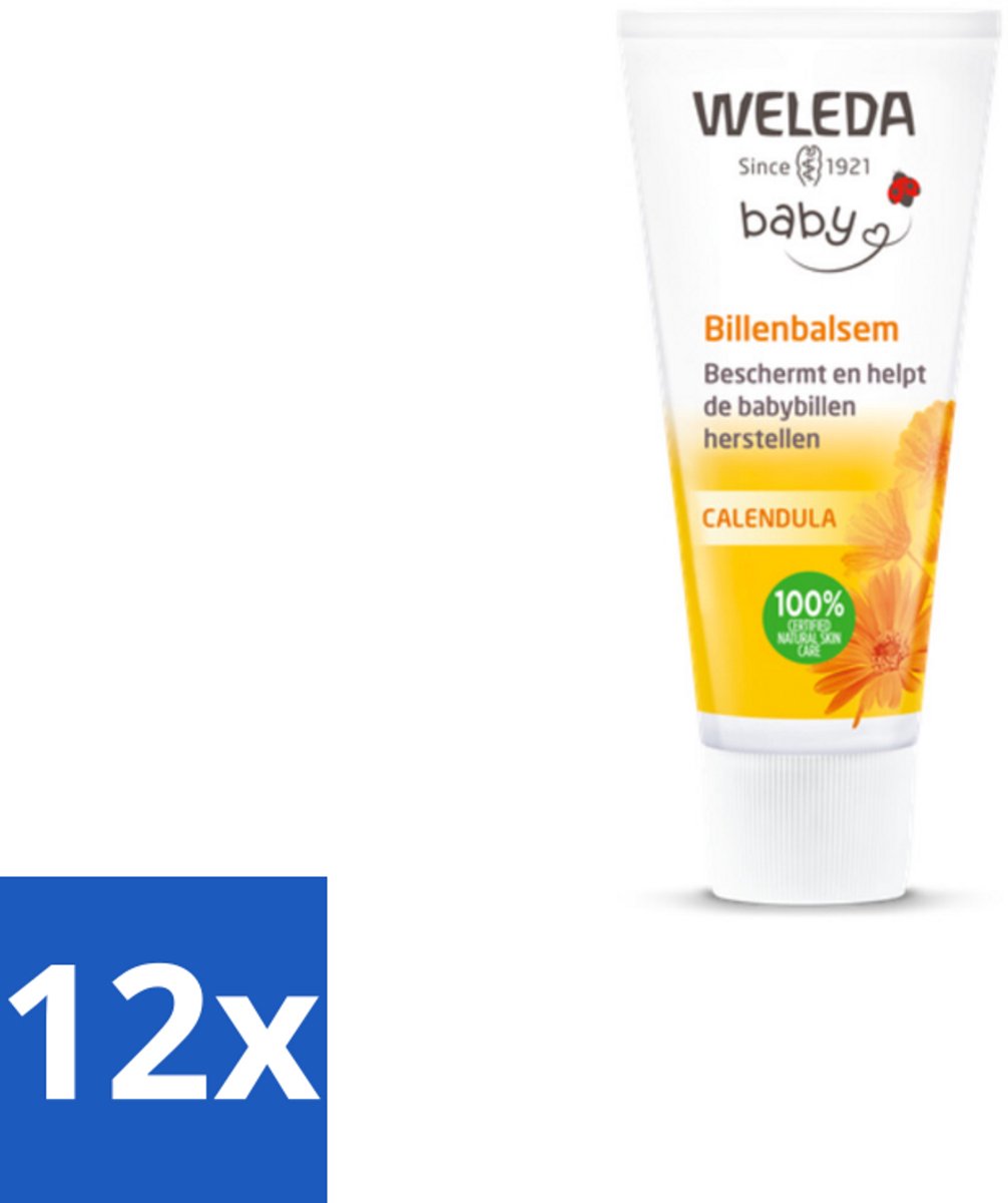 WELEDA - Billenbalsem - Baby Calendula - 30 ml - Voordeelverpakking - 12 stuks