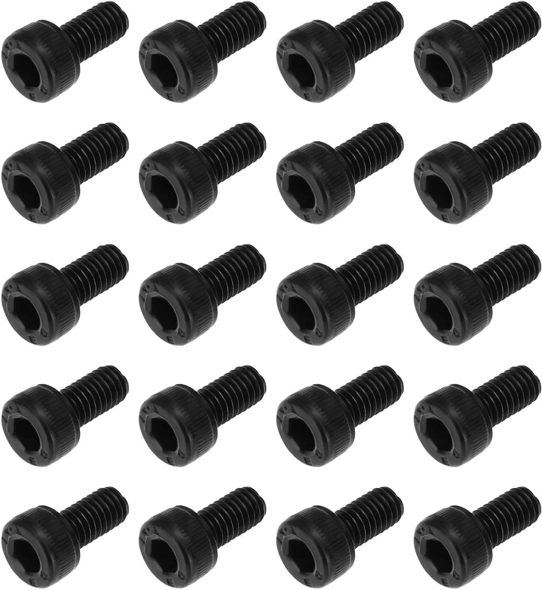 Provento - Fietspedalen Bouten Schroeven M4 x 8 mm voor Pedaalpen - 48 Stuks