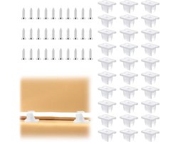 Provento - Waterdichte LEDstrip Clips - 30 stuks - LEDstrip Houder - Montagebeugel - Siliconen LEDstrip Bevestiging - Inclusief Schroeven