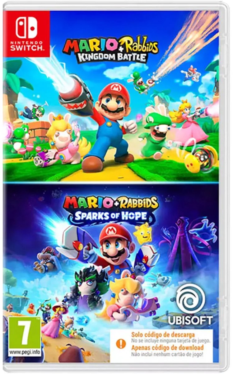 Nintendo Games Switch Mario & Rabbids Double Pack Ciab Veelkleurig