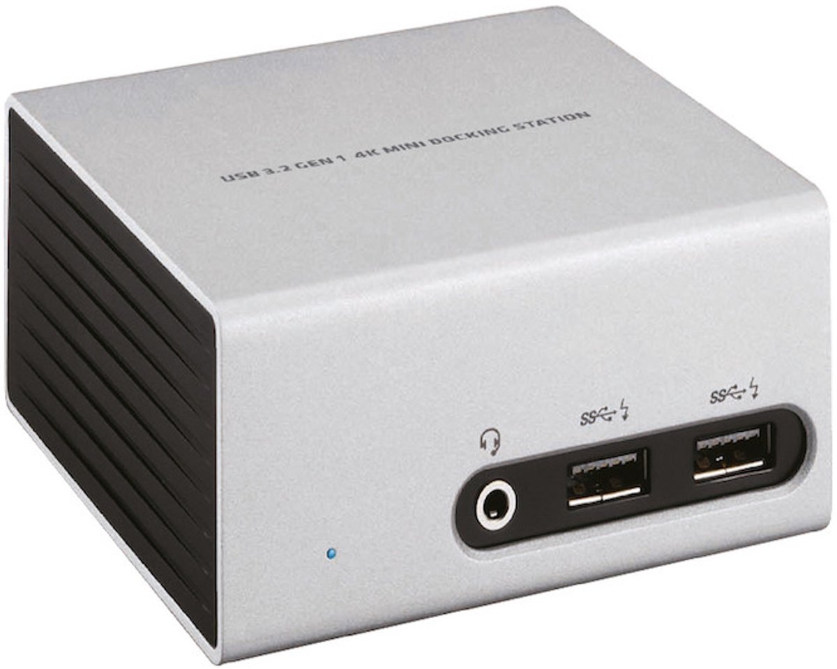 Club 3D USB-A 5Gbps 4K UHD bij 30 Hz Mini Docking Station Ultradun ontwerp