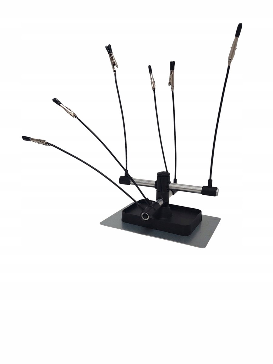Modelbouwstandaard met Klemmen AH-306 - Derde Hand voor Airbrush