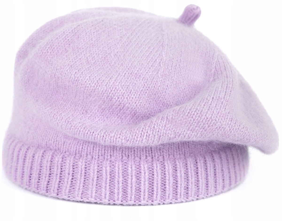 Dames Angora Baret - Zacht & Warm - Lavendel