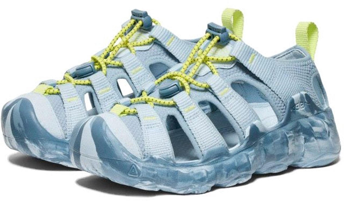 Keen Hyperport H2 Sandaal Junior Lichtblauw – Limegroen