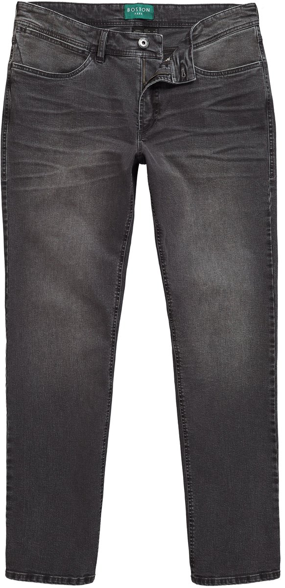 Boston Park - Heren - Jeans FLEXLASTIC® buikfit regular fit 5-pocket - Grijs denim - Maat 62