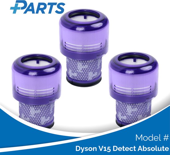 Dyson V15 Detect Absolute PP-VALUE-008 de Plus.Parts® adapté à Dyson - 3 pièces