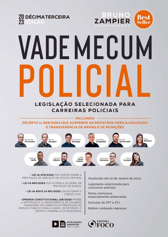 Vade Mecum Policial : legislação selecionada para carreira ... - cover