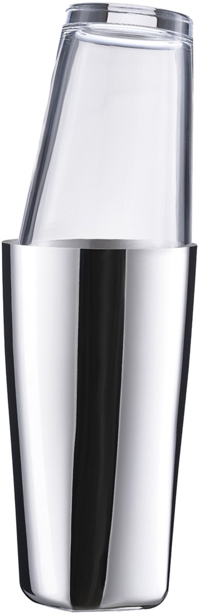 Zone Denmark Rocks Boston Shaker Dia. 9,2 x 29,5 cm Gepolijst staal/Glas