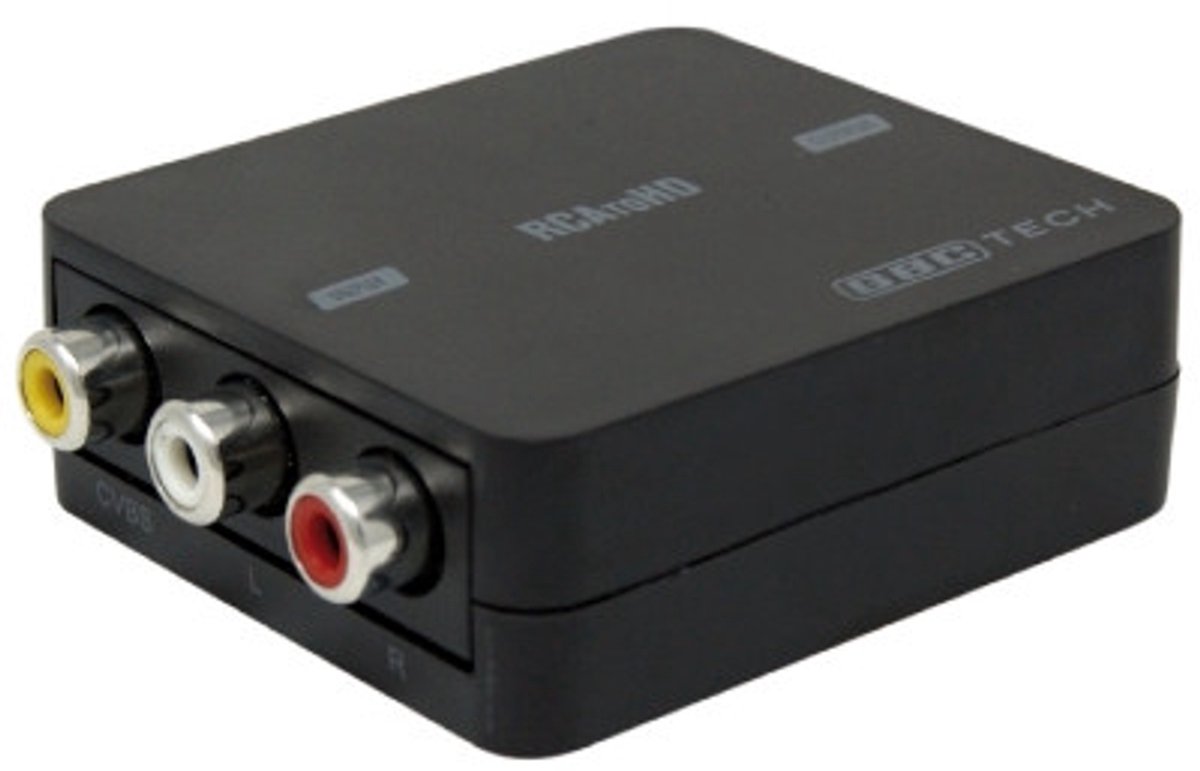 GBC Mini Convertitore AV RCA/HDMI Actieve video-omzetter 1080 x 720 Pixels