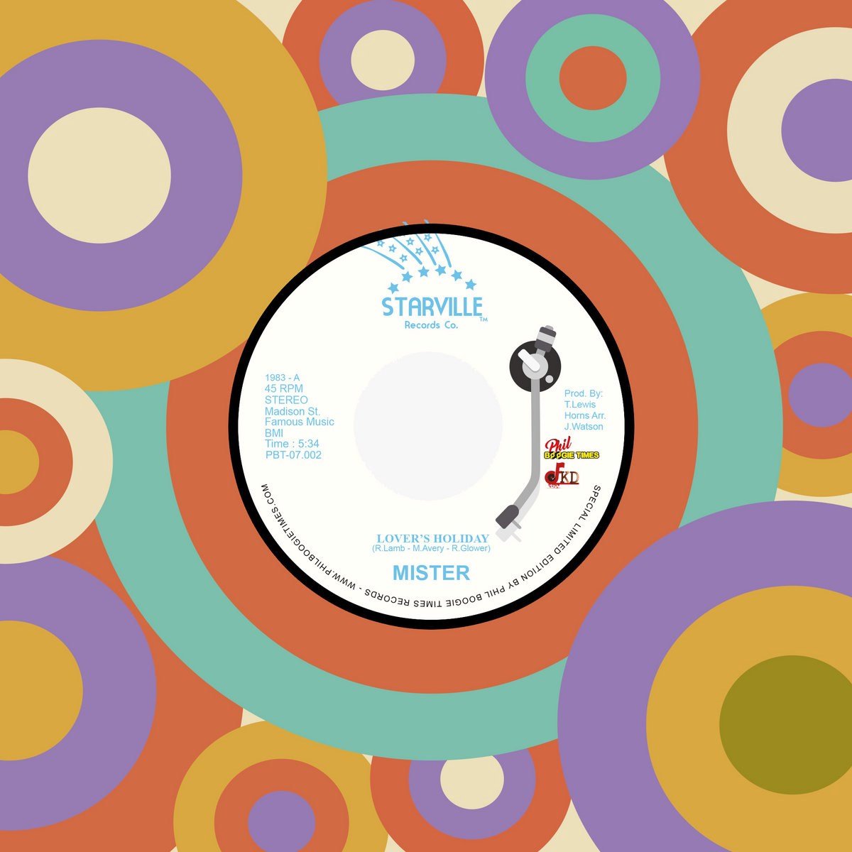 Mister - Lover's Holiday/I Wanna Thank You (7" Single)