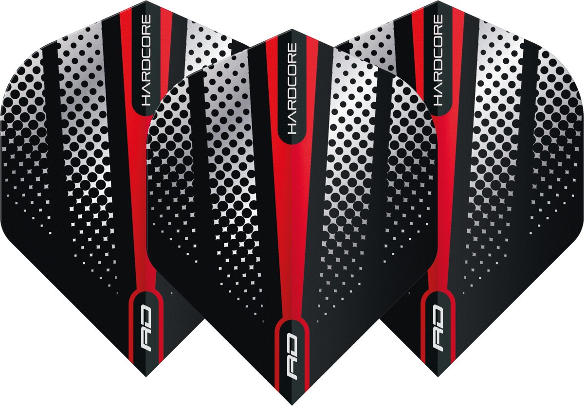Red Dragon Hardcore Radical Red Flash - Dart Flights