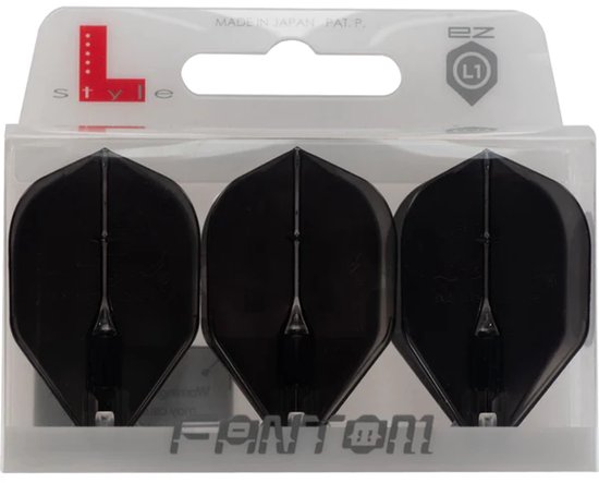 L-Style Fantom EZ L1 Standard Black - Dart Flights van L-Style — afbeelding 2