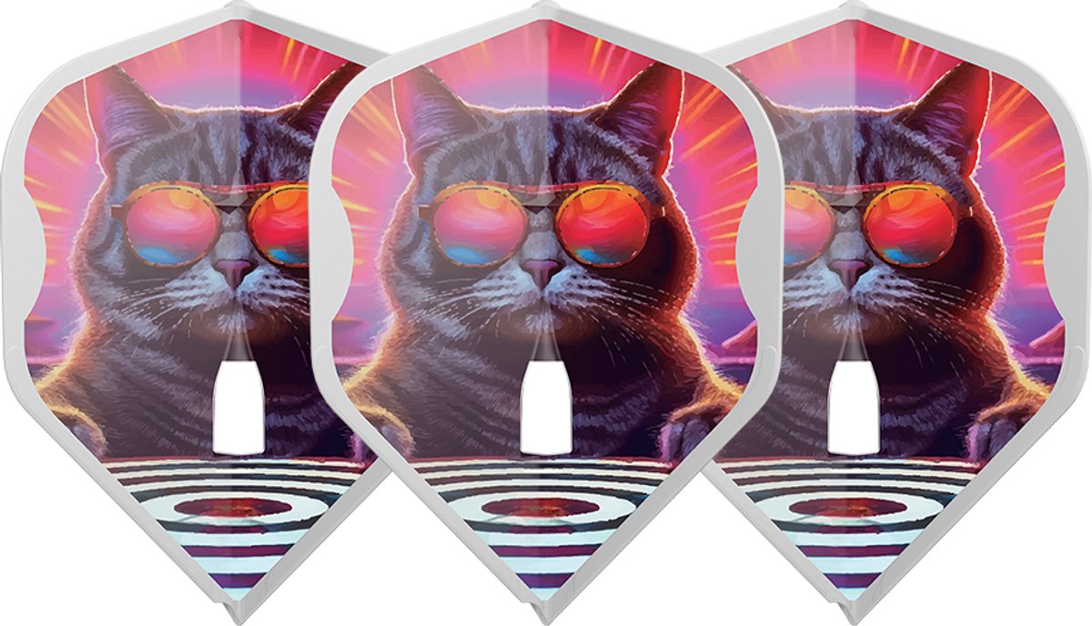 L-Style L1 Pro Party Cat Dartshopper Exclusives - Dart Flights